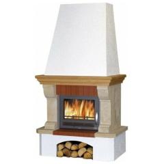 Fireplace Abx Oxford Klasik деревянная балка