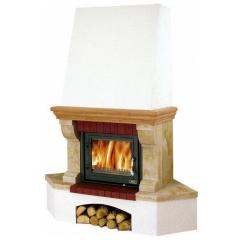 Fireplace Abx Oxford Klasik деревянная балка