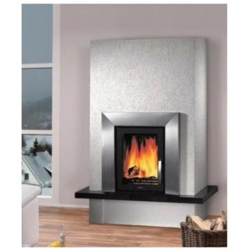 Fireplace Abx Puris гранит черный/нержавеющая сталь 