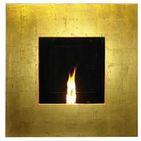 Fireplace Art Flame GOLD 
