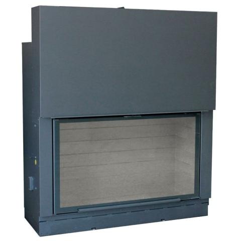 Fireplace Axis F 1600 face WS Black BG3 
