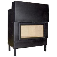 Fireplace Axis F 800 face WS Black