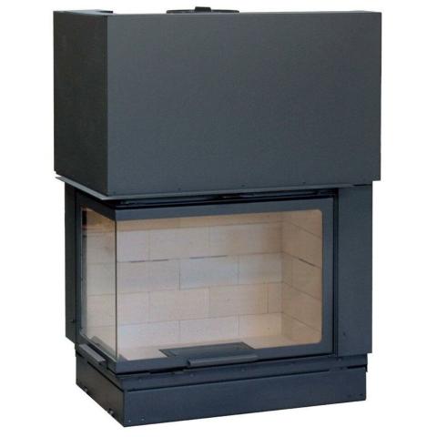 Fireplace Axis F 900 left lateral glass 
