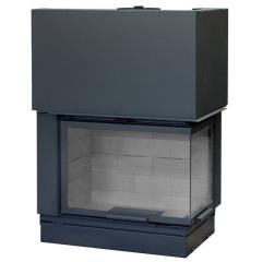 Fireplace Axis F 900 right lateral glass BG1