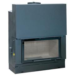 Fireplace Axis H 1000 face WS Black BG1
