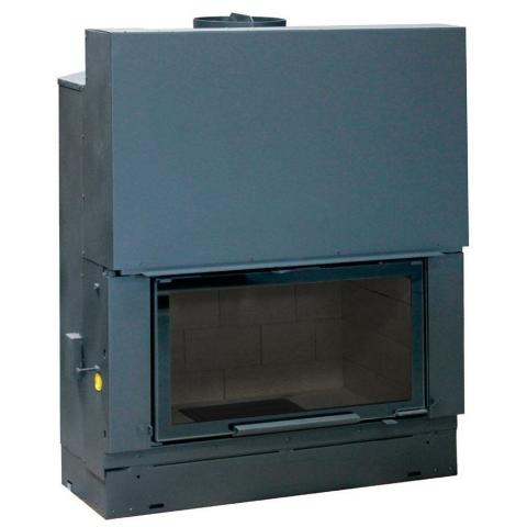 Fireplace Axis H 1000 face WS Black BN1 