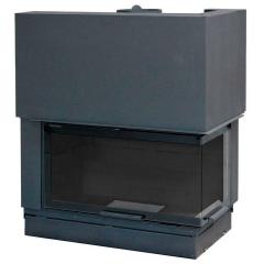 Fireplace Axis H 1200 right lateral glass BN2