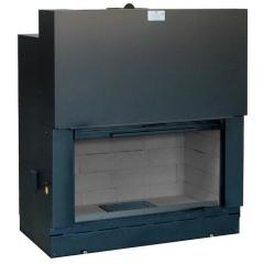 Fireplace Axis H 1200 face WS Black BG2