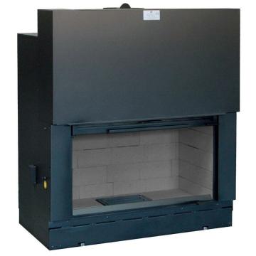 Fireplace Axis H 1200 face WS Black BG2 