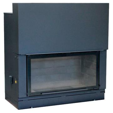 Fireplace Axis H 1400 face WS Black 