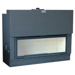 Fireplace Axis H 1600 face WS Black