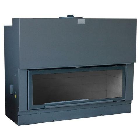 Fireplace Axis H 1600 face WS Black BN2 