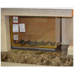 Fireplace Axis VLD 900 PC-L Brass
