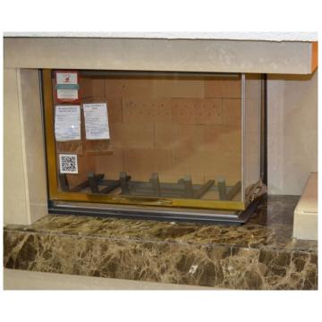 Fireplace Axis VLD 900 PC-L Brass 