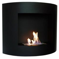 Fireplace Biofactory Cleo Black