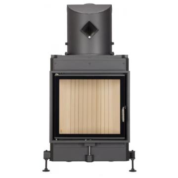 Fireplace Brunner Compact 51/55 прямое стекло горизонтальное открытие без подъема 