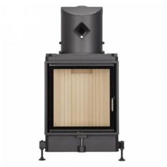 Fireplace Brunner Compact 57/55 прямое стекло горизонтальное открытие без подъема