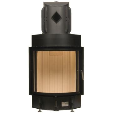 Fireplace Brunner Compact 57/67 сферическое стекло горизонтальное открытие без подъема 