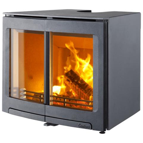 Fireplace Contura i5 Black двойная дверца 