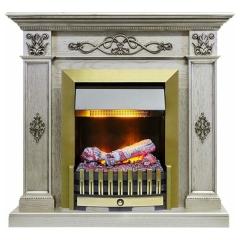 Fireplace Dimplex old silver Danville Antique Brass FB2