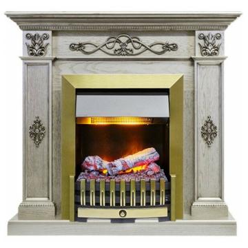 Fireplace Dimplex Danville Antique Brass Old silver 