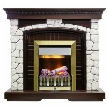 Fireplace Dimplex Glasgow Danville Antique Brass 