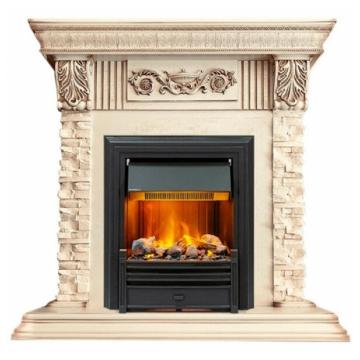 Fireplace Dimplex Luxemburg Brookline Black сланец/алебастр 