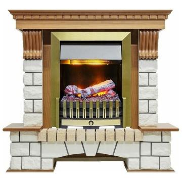 Fireplace Dimplex Pierre Luxe Danville Antique Brass FB2 