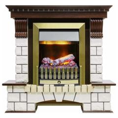 Fireplace Dimplex Pierre Luxe Danville Antique Brass FB2