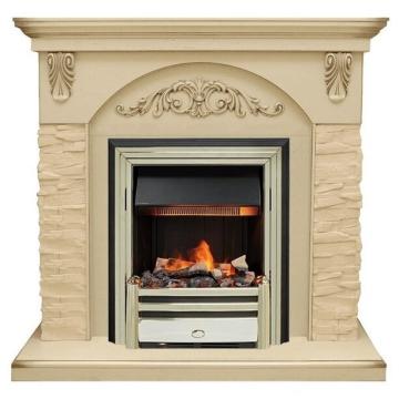 Fireplace Dimplex Bern [Берн] темная патина с чагом Cavendish 