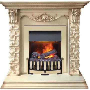 Fireplace Dimplex Adriana-Cлоновая кость с Danville Brass FB2 