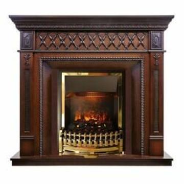 Fireplace Dimplex Alexandria-Махагон коричневый с Atherton 