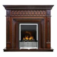 Fireplace Dimplex Alexandria-Махагон коричневый с Flagstaff