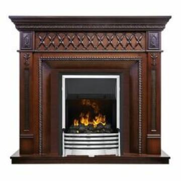 Fireplace Dimplex Alexandria-Махагон коричневый с Flagstaff 