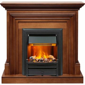 Fireplace Dimplex Bradford-Орех с Brookline Black 