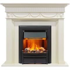 Fireplace Dimplex Corfu-Слоновая кость с Brookline Black