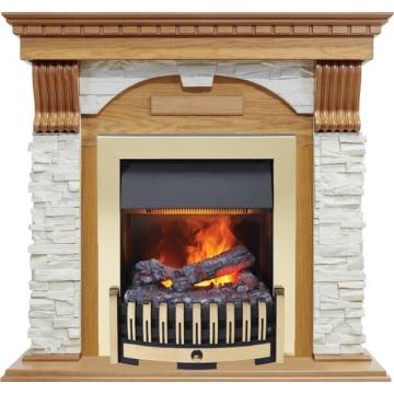 Fireplace Dimplex Dublin-Дуб с Danville Brass FB2 