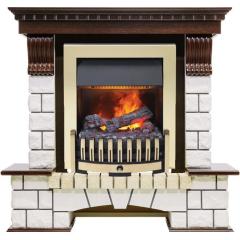 Fireplace Dimplex Pierre Luxe с Danville Brass FB2