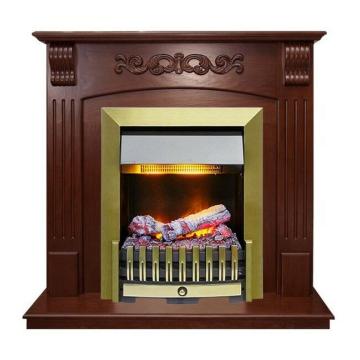 Fireplace Dimplex Sorrento угловой-Орех с Danville Antique BR FB2 