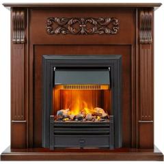 Fireplace Dimplex Venice-Махагон коричневый с Brookline Black