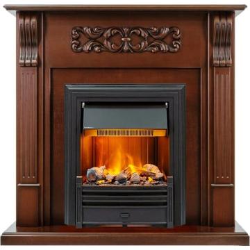 Fireplace Dimplex Venice-Махагон коричневый с Brookline Black 