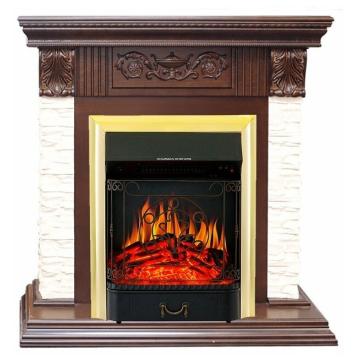 Fireplace Dimplex Luxemburg Majestic FX Brass 