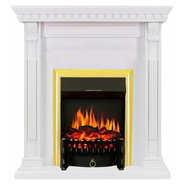 Fireplace Dimplex lean Fobos FX Brass 