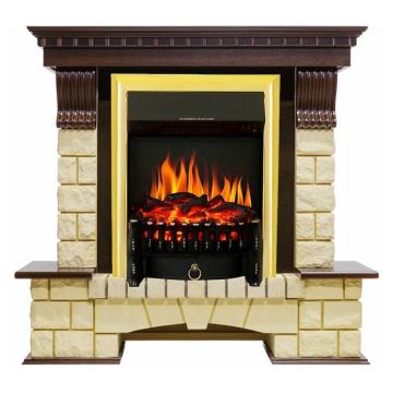 Fireplace Dimplex Pierre Luxe Fobos FX Brass 