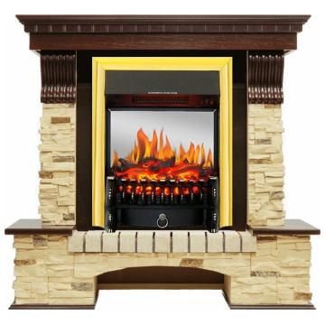 Fireplace Dimplex Pierre Luxe угловой Fobos FX M Brass 