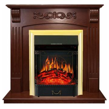 Fireplace Dimplex Sorrento угловой-Орех Majestic FX Brass 