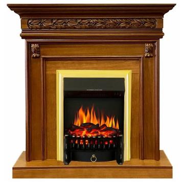 Fireplace Dimplex Valletta-Орех Fobos FX Brass 