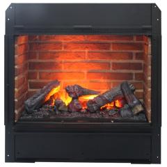 Fireplace Dimplex Engine 600 с кирпичной кладкой