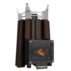 Fireplace Добросталь Фредерика со стеклом