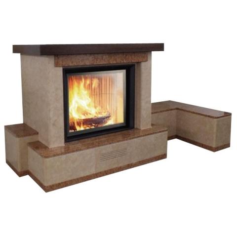 Fireplace Edilkamin Cristal 76 Diamante 